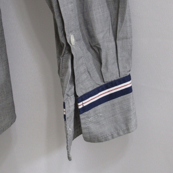 Just Cavalli Gray Cotten Button-Up Shirt Size 44 - Picture 10 of 11